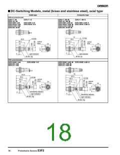 浏览型号E3F2-R4B4F-M1-M的Datasheet PDF文件第18页