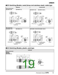 浏览型号E3F2-R4B4F-M1-M的Datasheet PDF文件第19页