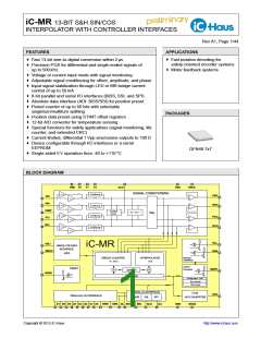 浏览型号IC-MR的Datasheet PDF文件第1页