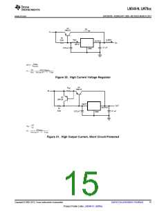 浏览型号LM7805CT的Datasheet PDF文件第15页