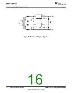 浏览型号LM7805CT的Datasheet PDF文件第16页