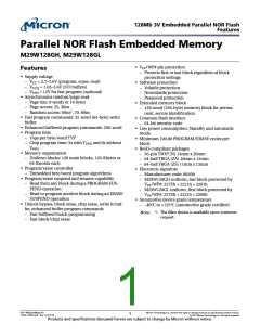 浏览型号M29W128GH的Datasheet PDF文件第1页