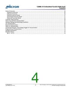 浏览型号M29W128GH的Datasheet PDF文件第4页