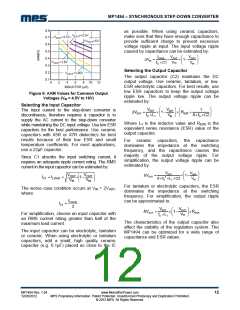 浏览型号MP1494DJ的Datasheet PDF文件第12页