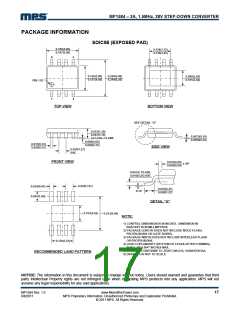 浏览型号MP1584EN的Datasheet PDF文件第17页