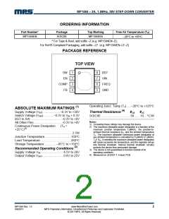 浏览型号MP1584EN-LF-Z的Datasheet PDF文件第2页