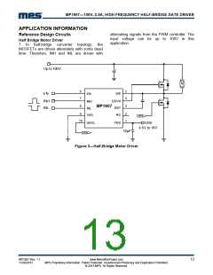 浏览型号MP1907GQ的Datasheet PDF文件第13页