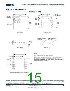 浏览型号MP1907GQ的Datasheet PDF文件第15页