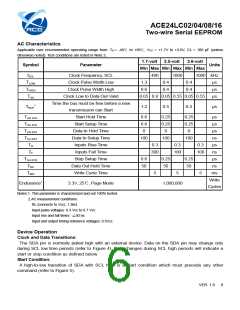 浏览型号ACE24LC02DM+UH的Datasheet PDF文件第6页
