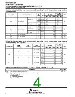 浏览型号CD74HC138-Q1的Datasheet PDF文件第4页