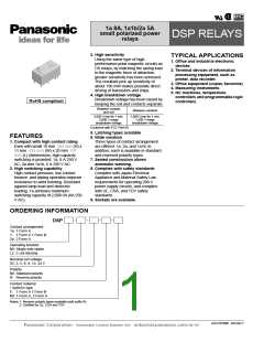 浏览型号DSP1A-L2-DC24V的Datasheet PDF文件第1页