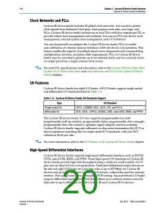浏览型号EP3C16Q144C6N的Datasheet PDF文件第20页
