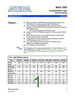 浏览型号EPM7128SLI84-10N的Datasheet PDF文件第1页