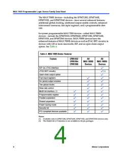 浏览型号EPM7128SQC100-15N的Datasheet PDF文件第4页