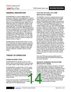 浏览型号IR3599的Datasheet PDF文件第14页