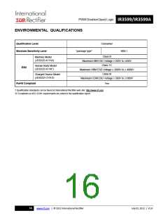 浏览型号IR3599的Datasheet PDF文件第16页