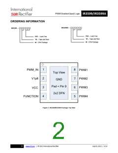 浏览型号IR3599的Datasheet PDF文件第2页