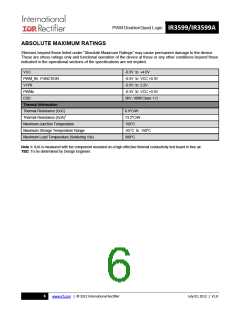 浏览型号IR3599的Datasheet PDF文件第6页