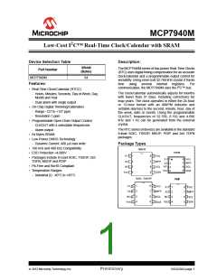 浏览型号MCP7940M的Datasheet PDF文件第1页