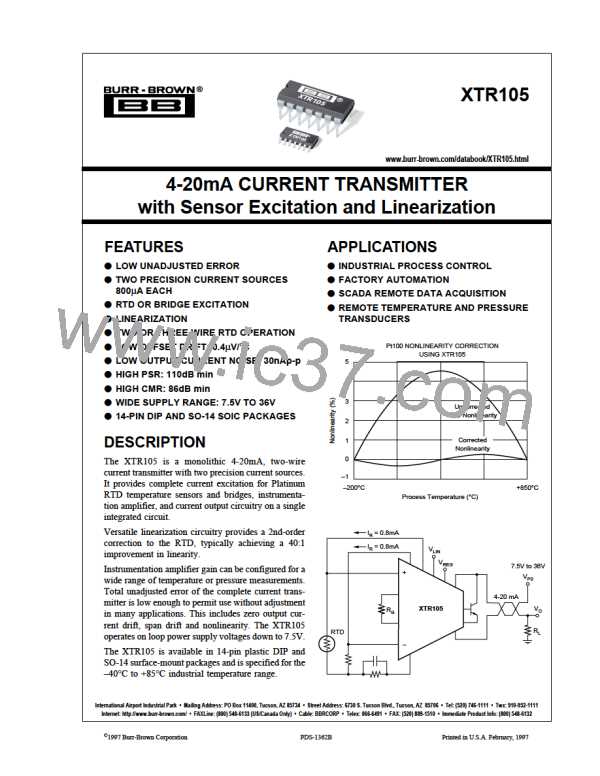 XTR105PA图片预览