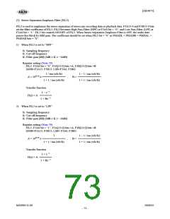 浏览型号AK4675的Datasheet PDF文件第73页