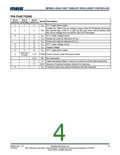 浏览型号MP6922的Datasheet PDF文件第4页