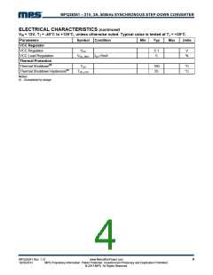 浏览型号MPQ28261的Datasheet PDF文件第4页