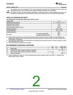 浏览型号TLV3502-Q1的Datasheet PDF文件第2页