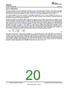 浏览型号TPS65163的Datasheet PDF文件第20页