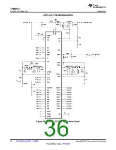 浏览型号TPS65163的Datasheet PDF文件第36页