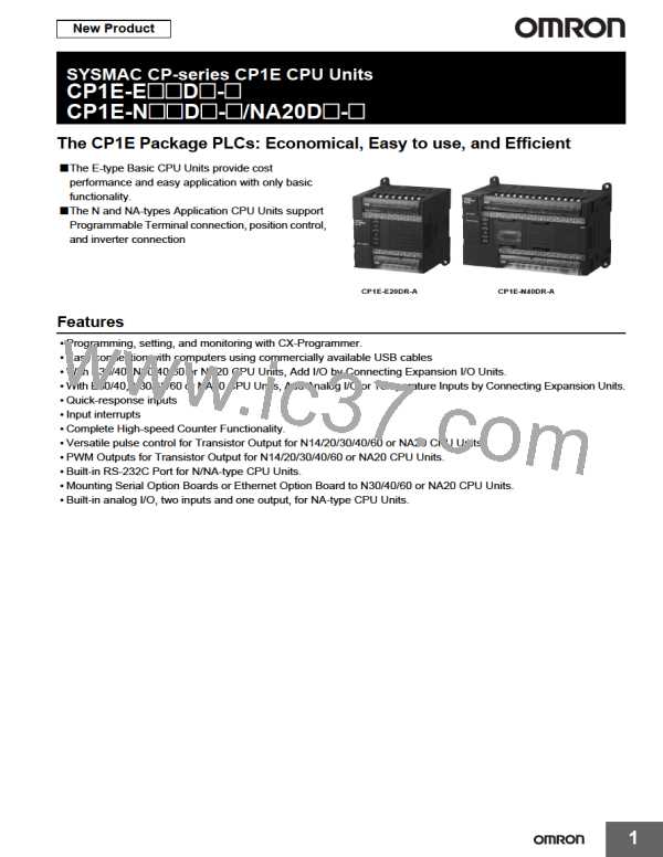 CP1E-NA20DR-A图片预览