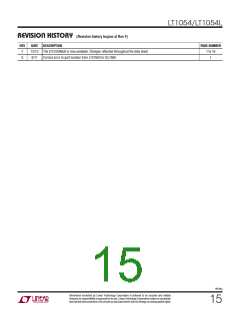 浏览型号1054的Datasheet PDF文件第15页