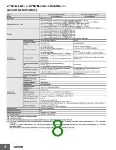浏览型号CP1E-NA20DR-A的Datasheet PDF文件第8页