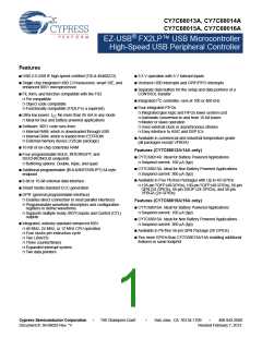 浏览型号CY7C68013A-56BAXCT的Datasheet PDF文件第1页