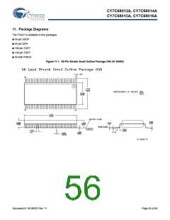 浏览型号CY7C68013A-56BAXCT的Datasheet PDF文件第56页