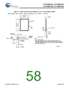 浏览型号CY7C68013A-56BAXCT的Datasheet PDF文件第58页
