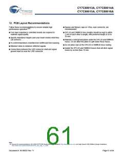 浏览型号CY7C68013A-56BAXCT的Datasheet PDF文件第61页