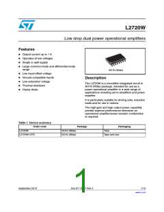 浏览型号L2720W的Datasheet PDF文件第1页