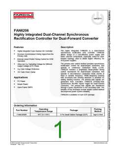 浏览型号FAN6206的Datasheet PDF文件第1页