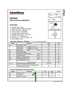 浏览型号HFP640的Datasheet PDF文件第1页