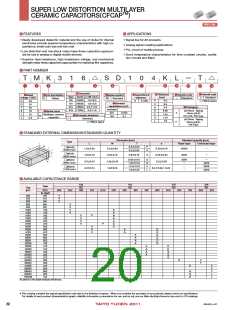 浏览型号JMK316ABJ105KA-T的Datasheet PDF文件第20页