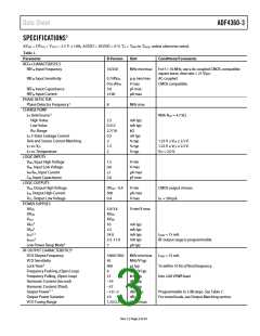 浏览型号ADF4360-3BCPZRL的Datasheet PDF文件第3页