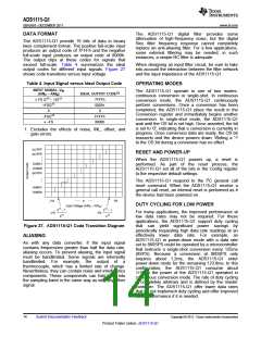 浏览型号ADS1115-Q1的Datasheet PDF文件第14页