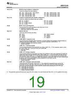 浏览型号ADS1115-Q1的Datasheet PDF文件第19页
