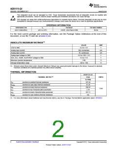 浏览型号ADS1115-Q1的Datasheet PDF文件第2页