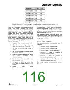 浏览型号CC2510F16的Datasheet PDF文件第116页