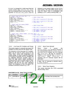 浏览型号CC2510F16的Datasheet PDF文件第124页