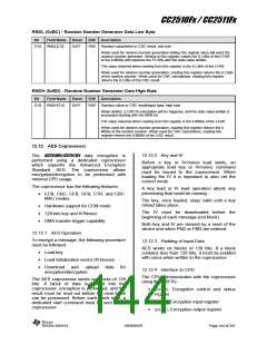 浏览型号CC2510F16的Datasheet PDF文件第144页
