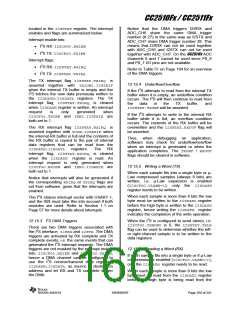 浏览型号CC2510F16的Datasheet PDF文件第160页