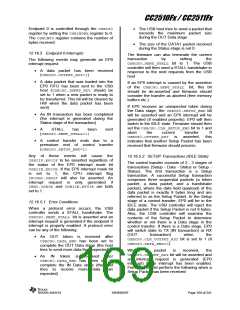 浏览型号CC2510F16的Datasheet PDF文件第169页